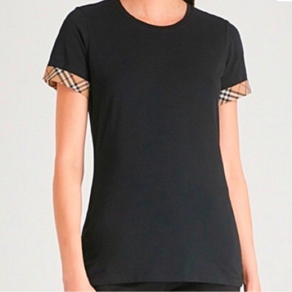 Burberry Black Tee NWOT. Just washed once after purchasing .